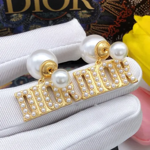 Replica Christian Dior Earrings For Women #1406856 $27.00 USD for Wholesale
