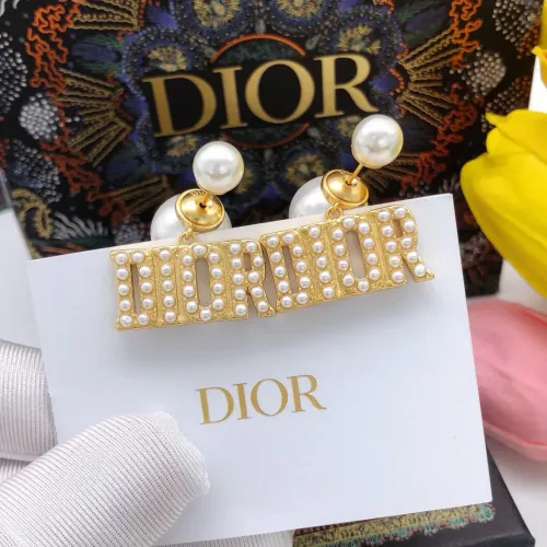 Replica Christian Dior Earrings For Women #1406856 $27.00 USD for Wholesale