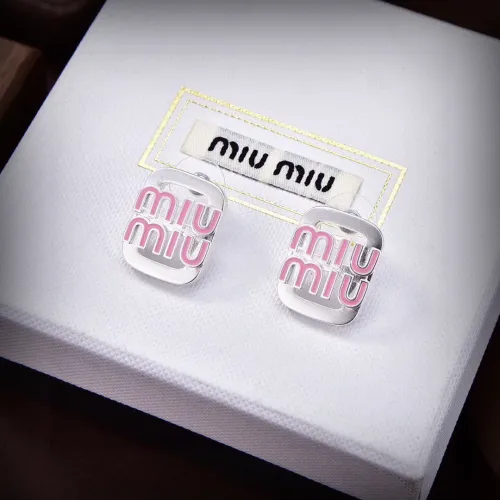 Wholesale MIU MIU Earrings For Women #1406949 $25.00 USD, Wholesale Quality Replica MIU MIU Earrings