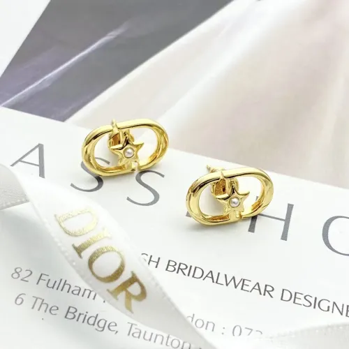 Replica Christian Dior Earrings For Women #1406973 $25.00 USD for Wholesale