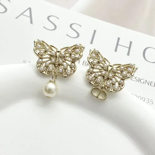 Replica Christian Dior Earrings For Women #1406979 $27.00 USD for Wholesale