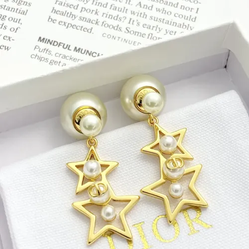 Replica Christian Dior Earrings For Women #1406982 $27.00 USD for Wholesale