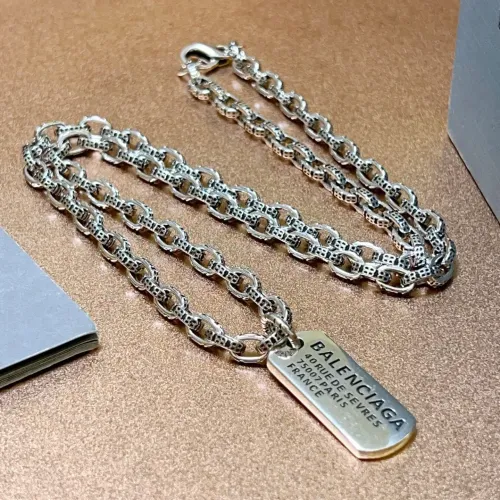 Wholesale Balenciaga Necklaces #1407069 $56.00 USD, Wholesale Quality Replica Balenciaga Necklaces