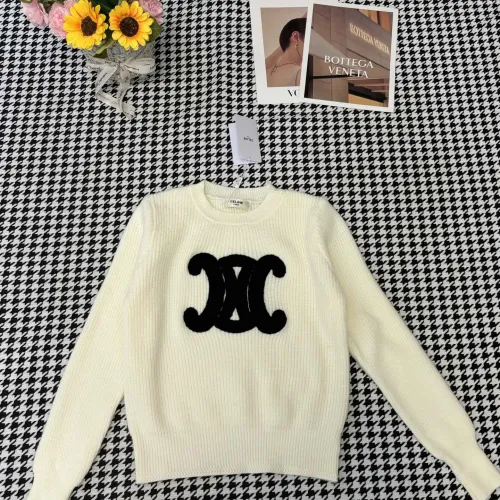 Wholesale Celine Sweaters Long Sleeved For Women #1407277 $64.00 USD, Wholesale Quality Replica Celine Sweaters