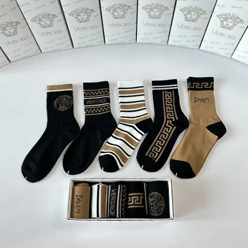Wholesale Versace Socks #1407327 $29.00 USD, Wholesale Quality Replica Versace Socks