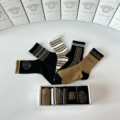 Replica Versace Socks #1407327 $29.00 USD for Wholesale