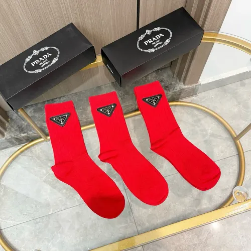 Replica Prada Socks #1407346 $29.00 USD for Wholesale