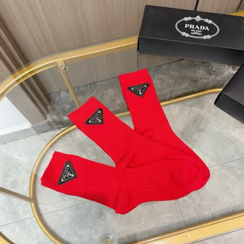 Replica Prada Socks #1407346 $29.00 USD for Wholesale