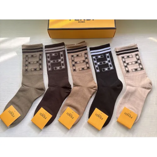 Wholesale Fendi Socks #1407349 $29.00 USD, Wholesale Quality Replica Fendi Socks