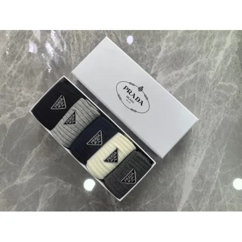 Replica Prada Socks #1407352 $29.00 USD for Wholesale