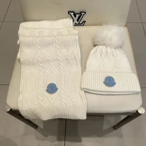 Wholesale Moncler Hat and Scarf Set #1407375 $64.00 USD, Wholesale Quality Replica Moncler Hat and Scarf and Glove Set