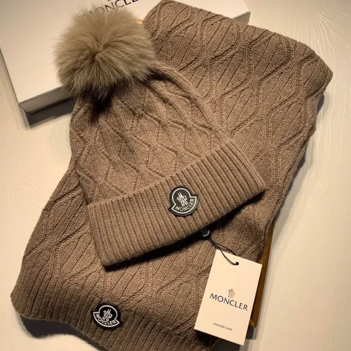 Wholesale Moncler Hat and Scarf Set #1407390 $60.00 USD, Wholesale Quality Replica Moncler Hat and Scarf and Glove Set