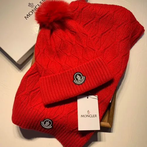Wholesale Moncler Hat and Scarf Set #1407399 $60.00 USD, Wholesale Quality Replica Moncler Hat and Scarf and Glove Set