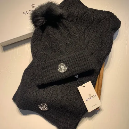 Wholesale Moncler Hat and Scarf Set #1407401 $60.00 USD, Wholesale Quality Replica Moncler Hat and Scarf and Glove Set
