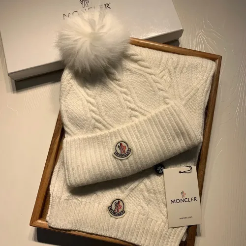Wholesale Moncler Hat and Scarf Set #1407402 $60.00 USD, Wholesale Quality Replica Moncler Hat and Scarf and Glove Set