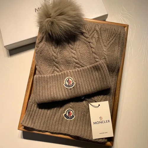 Wholesale Moncler Hat and Scarf Set #1407406 $60.00 USD, Wholesale Quality Replica Moncler Hat and Scarf and Glove Set