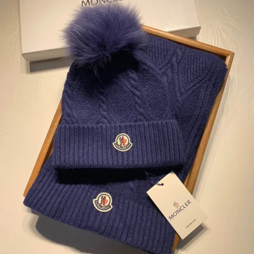 Wholesale Moncler Hat and Scarf Set #1407410 $60.00 USD, Wholesale Quality Replica Moncler Hat and Scarf and Glove Set