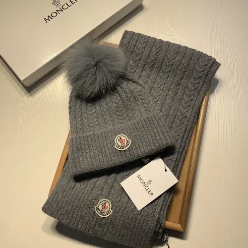 Wholesale Moncler Hat and Scarf Set #1407437 $60.00 USD, Wholesale Quality Replica Moncler Hat and Scarf and Glove Set