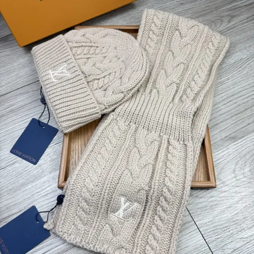 Wholesale Louis Vuitton LV Hat and Scarf Set #1407581 $52.00 USD, Wholesale Quality Replica Louis Vuitton LV Hat and Scarf and Glove Set