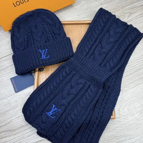 Wholesale Louis Vuitton LV Hat and Scarf Set #1407583 $52.00 USD, Wholesale Quality Replica Louis Vuitton LV Hat and Scarf and Glove Set