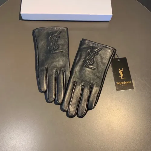 Wholesale Yves Saint Laurent Gloves For Women #1407598 $42.00 USD, Wholesale Quality Replica Yves Saint Laurent Gloves