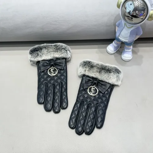 Wholesale Yves Saint Laurent Gloves For Women #1407602 $52.00 USD, Wholesale Quality Replica Yves Saint Laurent Gloves