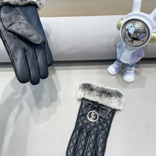 Replica Yves Saint Laurent Gloves For Women #1407602 $52.00 USD for Wholesale