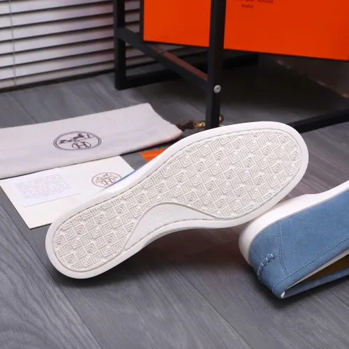 Replica Hermes Leather Shoes For Men #1407761 $102.00 USD for Wholesale