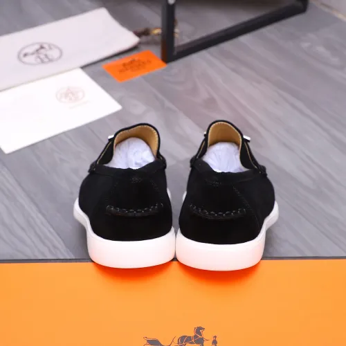 Replica Hermes Leather Shoes For Men #1407766 $102.00 USD for Wholesale