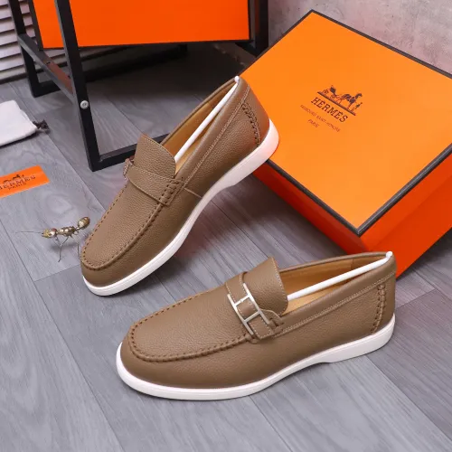 Wholesale Hermes Leather Shoes For Men #1407768 $102.00 USD, Wholesale Quality Replica Hermes Leather Shoes
