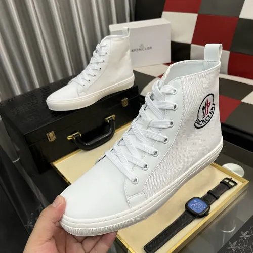 Wholesale Moncler High Tops Shoes For Men #1407837 $85.00 USD, Wholesale Quality Replica Moncler High Tops Shoes