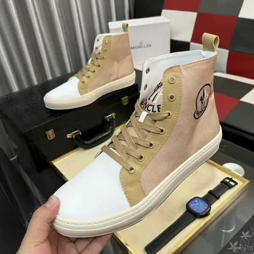 Wholesale Moncler High Tops Shoes For Men #1407838 $85.00 USD, Wholesale Quality Replica Moncler High Tops Shoes