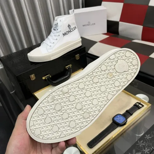 Replica Moncler High Tops Shoes For Men #1407840 $85.00 USD for Wholesale