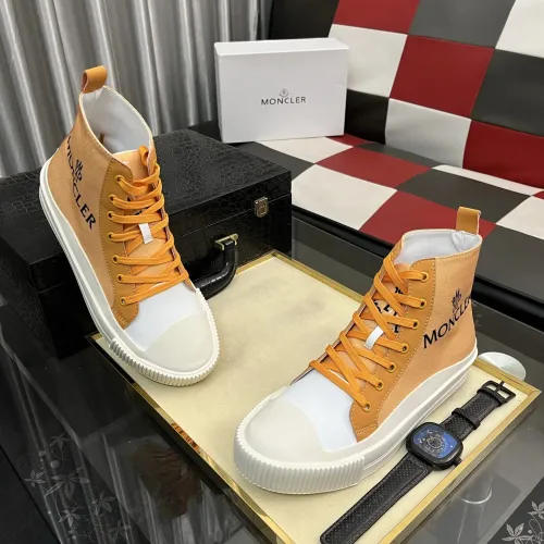 Replica Moncler High Tops Shoes For Men #1407845 $85.00 USD for Wholesale