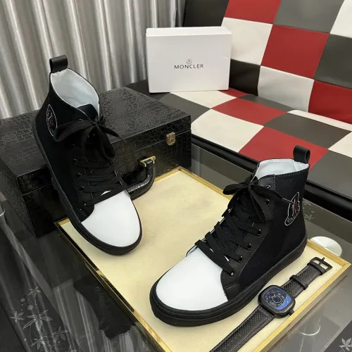 Replica Moncler High Tops Shoes For Men #1407933 $85.00 USD for Wholesale