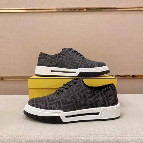 Wholesale Fendi Casual Shoes For Men #1408023 $76.00 USD, Wholesale Quality Replica Fendi Casual Shoes