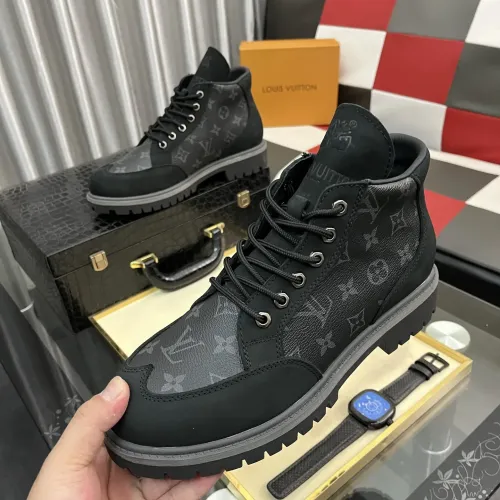 Wholesale Louis Vuitton Boots For Men #1408203 $85.00 USD, Wholesale Quality Replica Louis Vuitton Boots