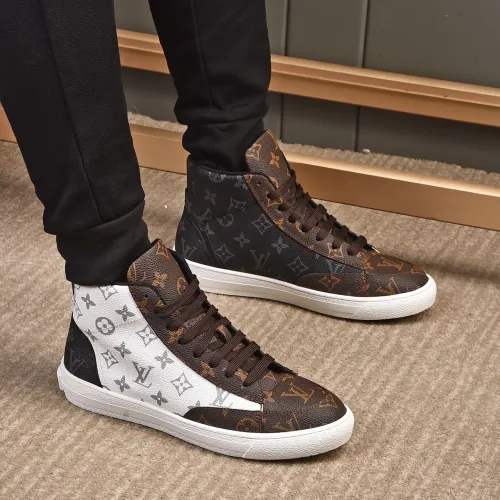 Replica Louis Vuitton High Tops Shoes For Men #1408219 $85.00 USD for Wholesale