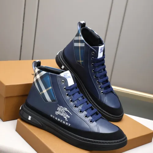 Replica Burberry High Tops Shoes For Men #1408223 $85.00 USD for Wholesale