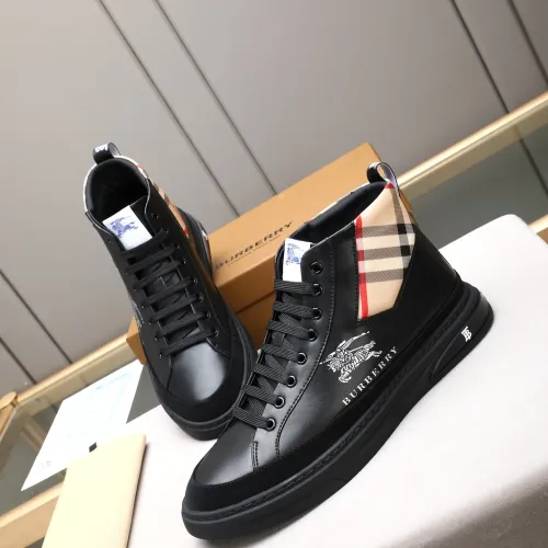 Wholesale Burberry High Tops Shoes For Men #1408224 $85.00 USD, Wholesale Quality Replica Burberry High Tops Shoes