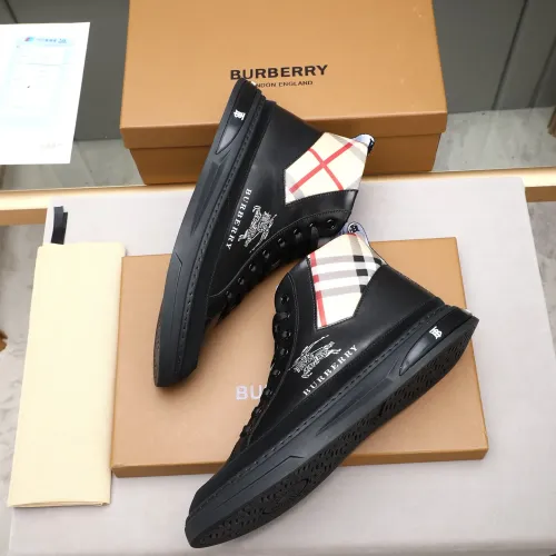 Replica Burberry High Tops Shoes For Men #1408224 $85.00 USD for Wholesale