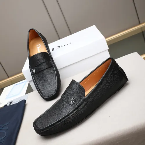 Wholesale Christian Dior Leather Shoes For Men #1408267 $80.00 USD, Wholesale Quality Replica Christian Dior Leather Shoes
