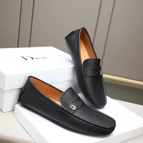 Replica Christian Dior Leather Shoes For Men #1408267 $80.00 USD for Wholesale