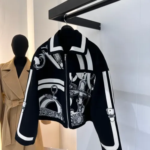 Wholesale Hermes Jackets Long Sleeved For Women #1408334 $393.39 USD, Wholesale Quality Replica Hermes Jackets