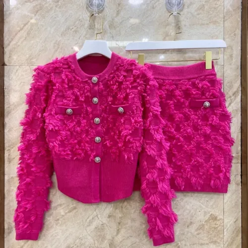 Wholesale Balmain Tracksuits Long Sleeved For Women #1408338 $205.00 USD, Wholesale Quality Replica Balmain Tracksuits