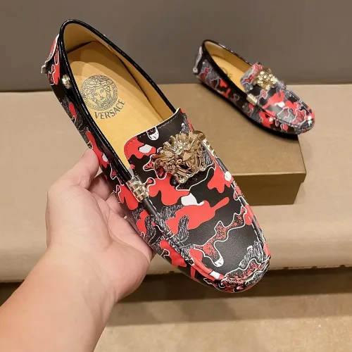 Replica Versace Leather Shoes For Men #1408364 $76.00 USD for Wholesale