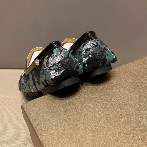 Replica Versace Leather Shoes For Men #1408365 $76.00 USD for Wholesale
