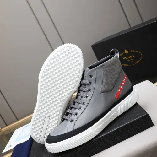 Replica Prada High Top Shoes For Men #1408402 $82.00 USD for Wholesale