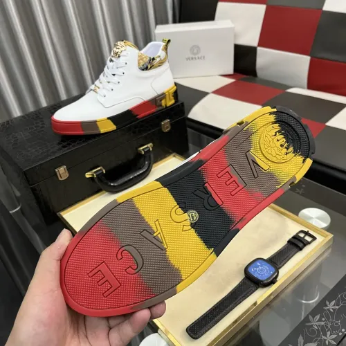 Replica Versace High Tops Shoes For Men #1408405 $82.00 USD for Wholesale