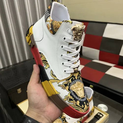 Replica Versace High Tops Shoes For Men #1408407 $82.00 USD for Wholesale